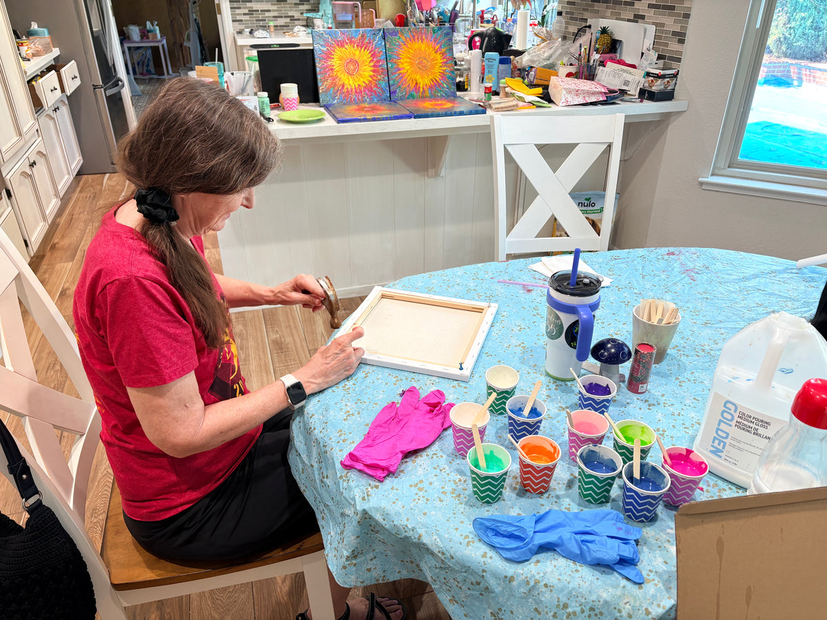 The Queen's Bloom Experience: In-Person Acrylic Dutch Pour Masterclass